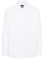 A.P.C. chemise en coton à poche poitrine - Blanc