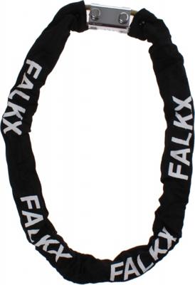 Falkx Kettingslot met nylon hoes 1200 x 10 mm zwart Falkx Kettingslot met nylon hoes 1200 x 10 mm zwart