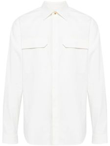 Rick Owens chemise en coton à manches longues - Blanc