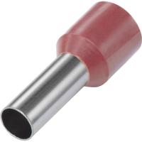 TRU COMPONENTS 1572425 Adereindhulzen 10 mm² Deels geïsoleerd Rood 100 stuk(s)