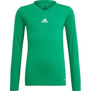 adidas Team Base Shirt Kids - Bescherming en braces - Thermo kleding - Green - maat 140