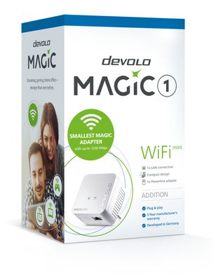 Devolo Magic 1 WiFi mini Powerline WiFi uitbreidingsadapter 8559 EU Powerline, WiFi 1200 MBit/s