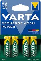 Varta oplaadbare accu Ready2Use AA 2600 mAh 4-pack AA 2600mAh 4er Pack Grün, Silber