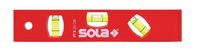 Sola Kunststof waterpas PT5/20, 20cm 3 libellen hobby rood - 01430201 - 01430201 - thumbnail