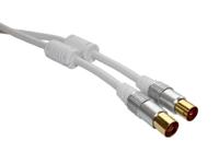 SANDBERG antennekabel Lux-Line 10 m wit