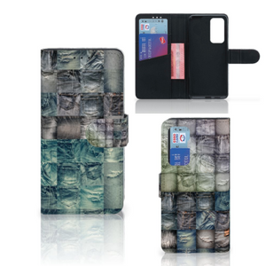 Wallet Case met Pasjes Huawei P40 Spijkerbroeken