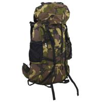 Wandelrugzak 60 L camouflage oxford stof groen - thumbnail