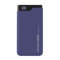 RealPower PB-15000C Powerbank 15000 mAh Li-ion USB, USB-C Navy-blauw - thumbnail