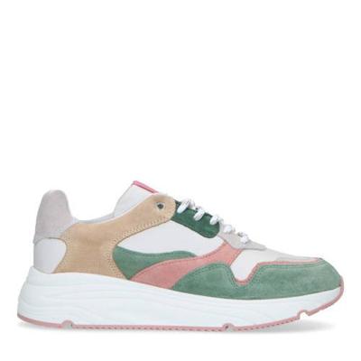Manfield suède dad sneakers groen/multi Manfield suède dad sneakers groen/multi