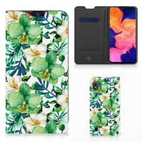 Samsung Galaxy A10 Smart Cover Orchidee Groen - thumbnail