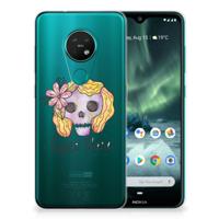 Silicone Back Case Nokia 7.2 | 6.2 Boho Skull