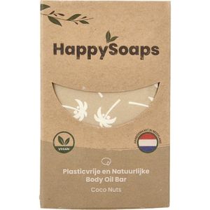 Happysoaps Body oil bar coco nuts (70 gr)