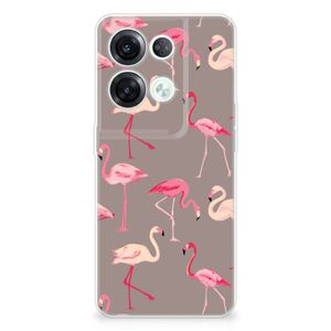 OPPO Reno8 Pro TPU Hoesje Flamingo