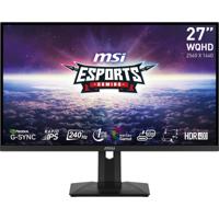 MSI G274QPXDE Gaming monitor Energielabel F (A - G) 68.6 cm (27 inch) 2560 x 1440 Pixel 16:9 1 ms HDMI, DisplayPort, Hoofdtelefoonaansluiting, USB-C IPS LCD - thumbnail