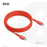 CLUB3D USB2 Type-C Bi-Directional Cable, Data 480Mb,PD 240W(48V/5A) EPR M/M 2m USB IF GECERTIFICEERD - thumbnail