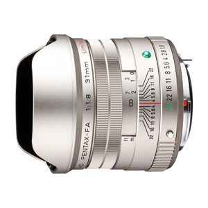 Pentax HD FA 31mm f/1.8 Limited K-mount objectief Zilver