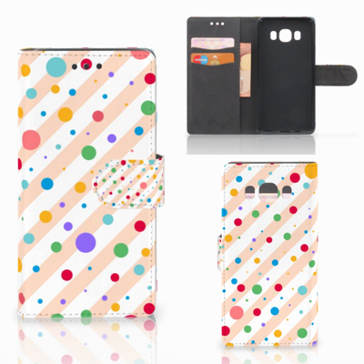 Samsung Galaxy J5 2016 Telefoon Hoesje Dots Samsung Galaxy J5 2016 Telefoon Hoesje Dots