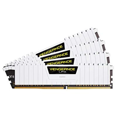 Corsair compatible Vengeance LPX weiß, DDR4-2666, CL 16-64 GB Quad Kit