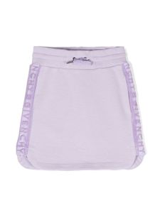 Givenchy Kids minijupe à logo brodé - Violet