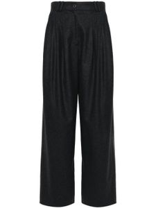 Claudie Pierlot pantalon ample à taille haute - Gris