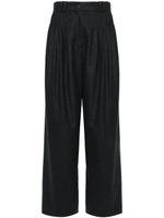 Claudie Pierlot pantalon ample à taille haute - Gris - thumbnail