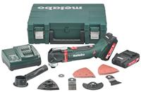 Metabo Accu-multitool MT 18 LTX Compact (613021510) 18V 2x Li-Ion; oplader ASC 55; kunststof koffer, type accupack: Li-Ion, accuspanning: 18 V, accucapaciteit: 2 x 2 Ah