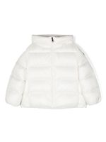 Moncler Enfant doudoune à patch logo - Blanc - thumbnail