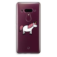 Eenhoorn: HTC U12+ Transparant Hoesje