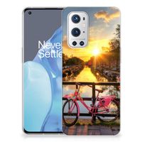 OnePlus 9 Pro Siliconen Back Cover Amsterdamse Grachten - thumbnail