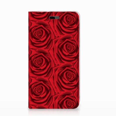 Huawei Y5 | Y6 2017 Smart Cover Red Roses Huawei Y5 | Y6 2017 Smart Cover Red Roses
