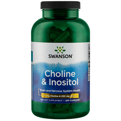 Choline En Inositol 250/250 Mg | Swanson | 250g Choline En Inositol 250/250 Mg | Swanson | 250g