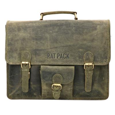 The Rat Pack A4 Messenger Schoudertas 15.6'' Wolf Groen