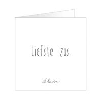 Wenskaart • Liefste zus