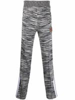 Palm Angels x Missoni pantalon de jogging en maille - Noir