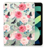 iPad Air (2020/2022) 10.9 inch Siliconen Hoesje Butterfly Roses - thumbnail