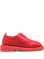 Marsèll chaussures oxford en cuir à lacets - Rouge - thumbnail