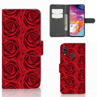 Samsung Galaxy A70 Hoesje Red Roses - thumbnail