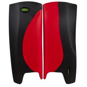 Obo Robo Hi-Rebound Legguards Zwart/Rood