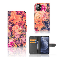 Apple iPhone 12 Mini Hoesje Bosje Bloemen - thumbnail