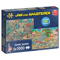 Jumbo Jan van Haasteren 2x1000 stukjes soapbox race and nostalgic crafts