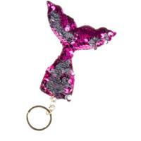 Lg-imports Sleutelhanger Vissenstaart 10 X 9 Cm Fuchsia