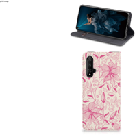 Honor 20 | Huawei Nova 5T Smart Cover Pink Flowers