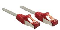 LINDY 47839 RJ45 Netwerkkabel, patchkabel CAT 6 S/FTP 3.00 m Grijs Snagless 1 stuk(s)