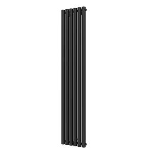 Designradiator Plieger Trento 814 Watt Middenaansluiting 180x35 cm Black Graphite