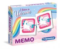 Clementoni memory eenhoorns multicolor 48 kaarten