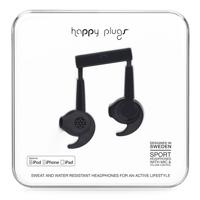 Happy Plugs Hoofdtelefoon In-ear Sports MFI Zwart