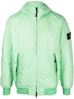 Stone Island Compass-patch hooded jacket - Vert