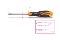 Beta Schroevendraaiers voor sleutelschroeven, vervaardigd uit roestvaststaal 1290INOX 2,5X50 - 012900403