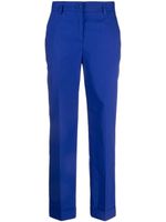 P.A.R.O.S.H. pantalon droit à plis marqués - Bleu