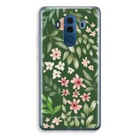 Botanical green sweet flower heaven: Huawei Mate 10 Pro Transparant Hoesje - thumbnail